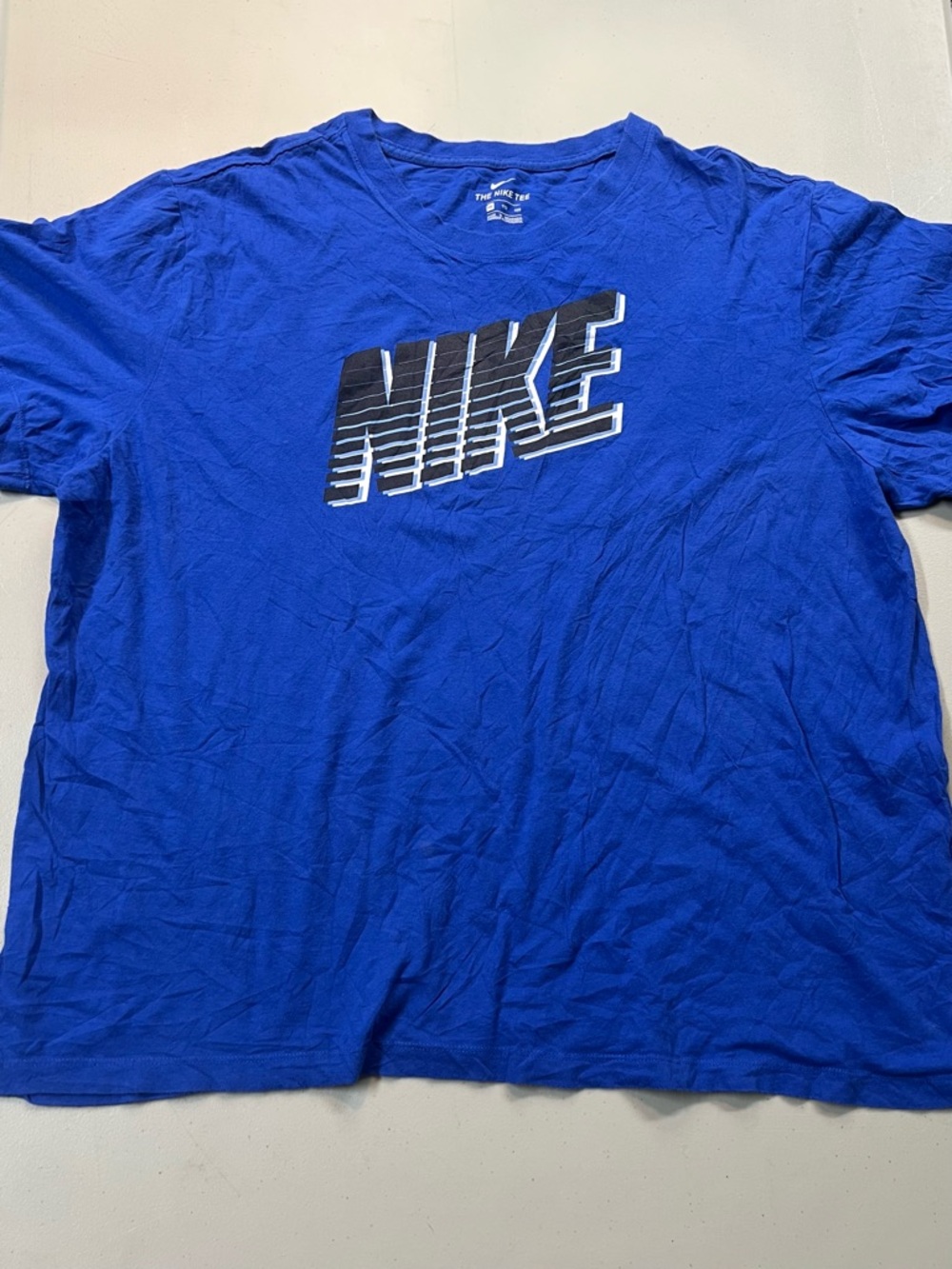 Nike T-Shirt XXL Blue Graphic Logo Tee “The Nike Tee”